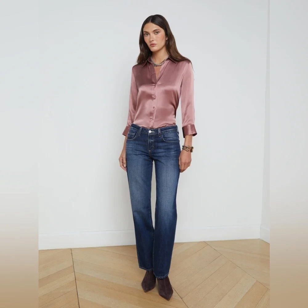 L’agence Tatum low rise stovepipe jeans NWT - Picture 2 of 11